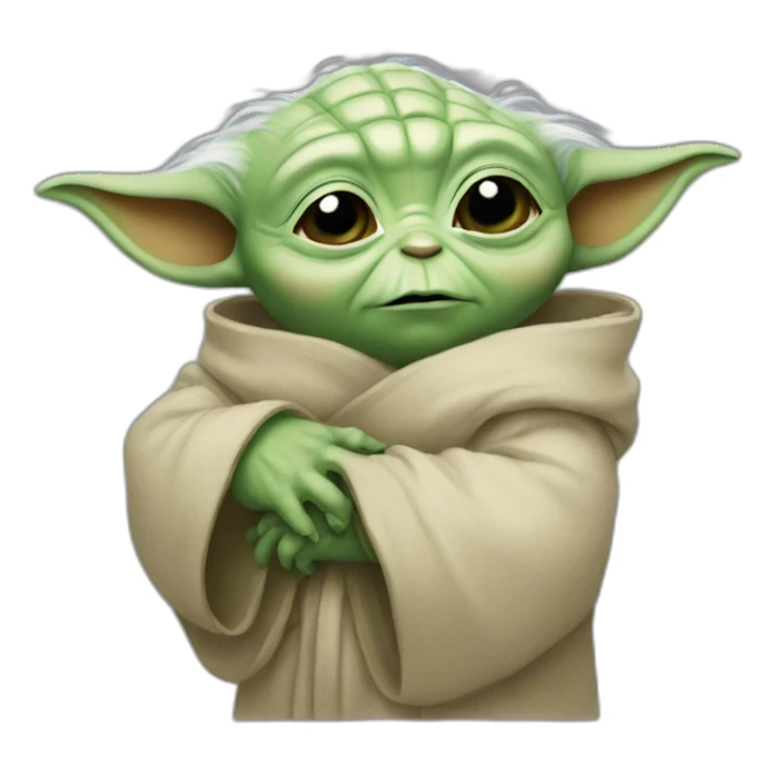 yoda Baby hug sticker