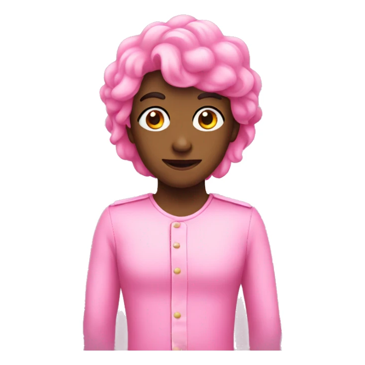 pink costume  sticker