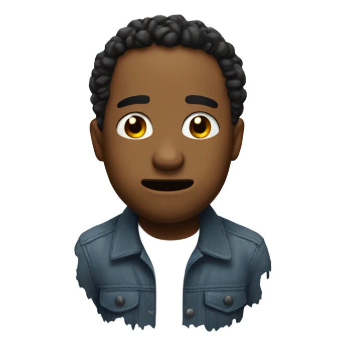 Emoji extremely beat up  sticker