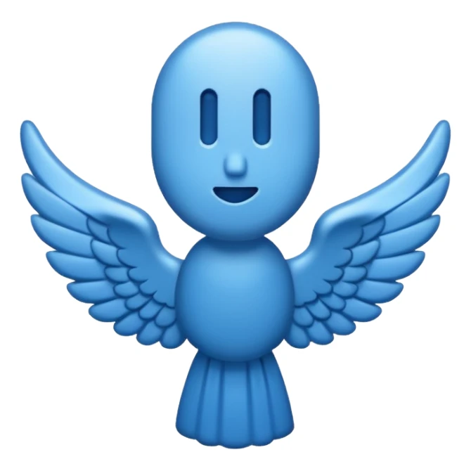 blue word "amen" simple font sticker