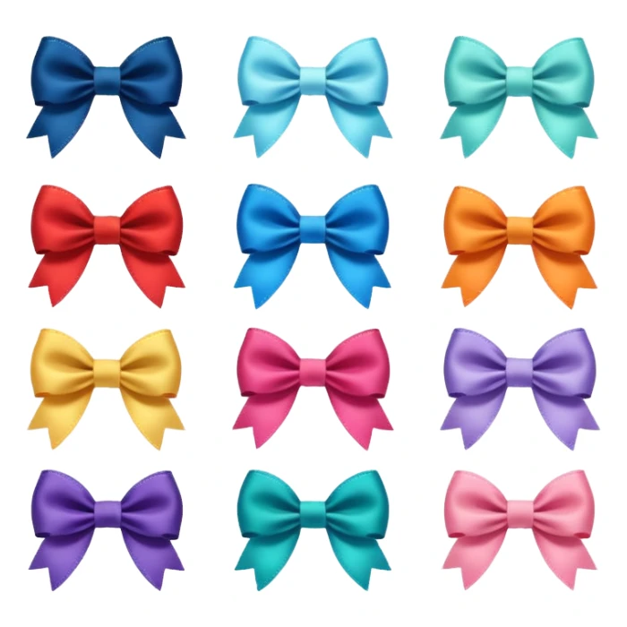 Moños lindos sticker