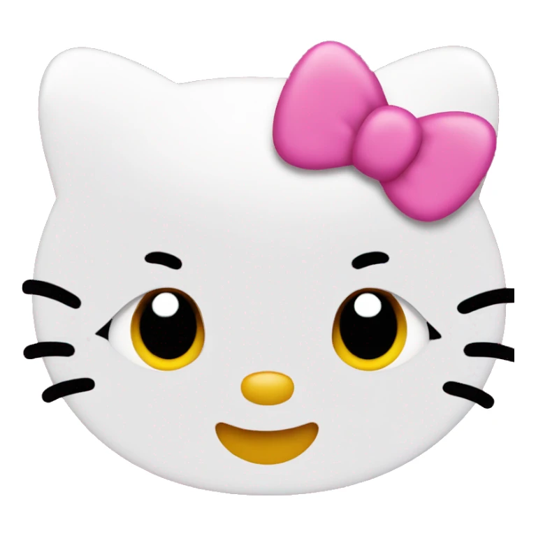 Hello kitty in pink sticker