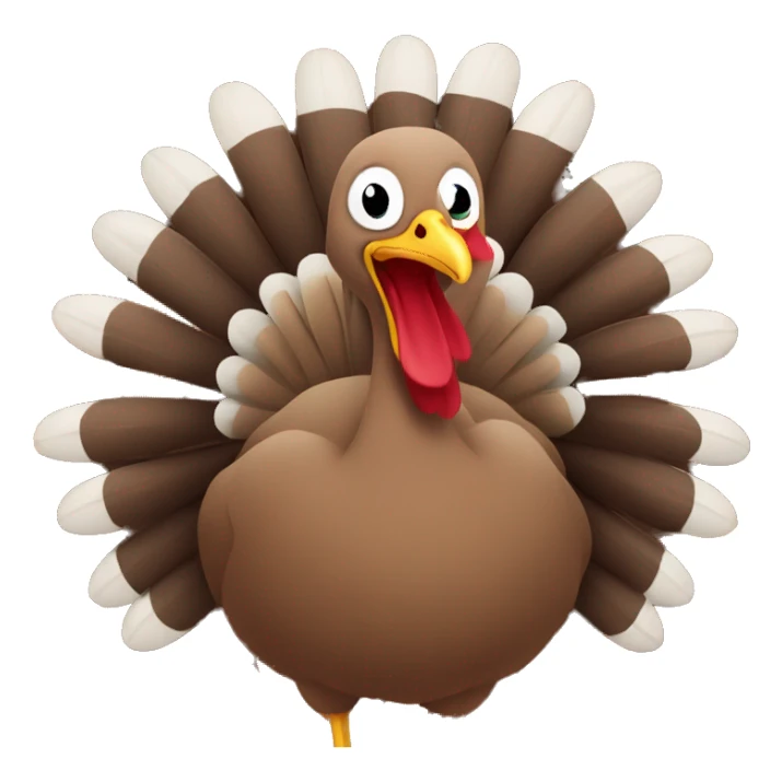 Turkey in the wild sticker