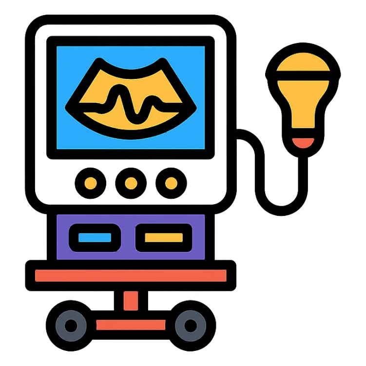 medical ultrasound machine sticker