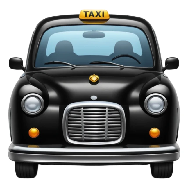 black taxi sticker