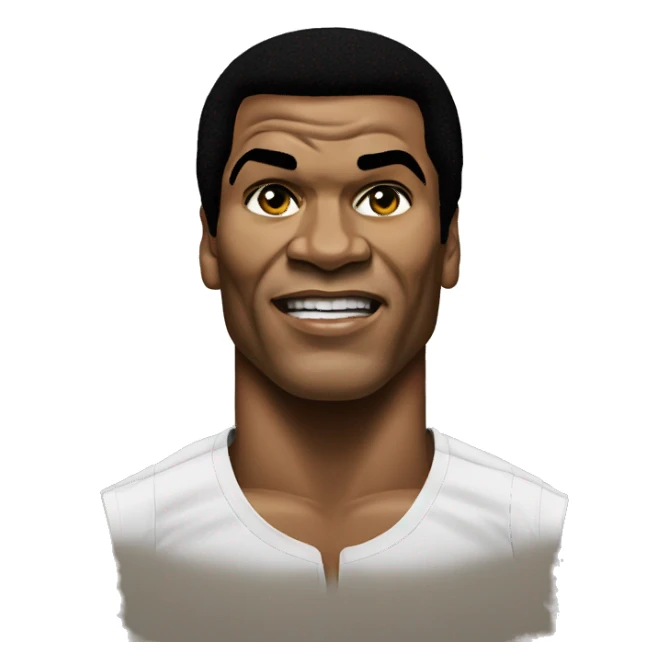 Mohammed Ali vs Mike Tyson sticker