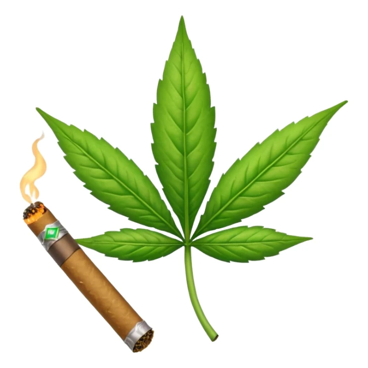 Talking weed joint  sticker