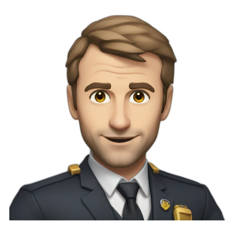 Macron en Overwatch sticker