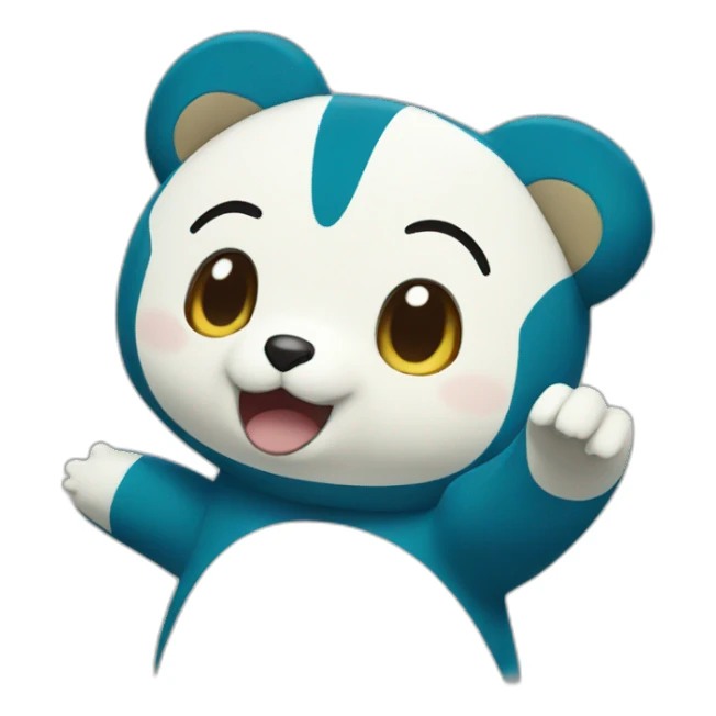 Oshawott waving sticker