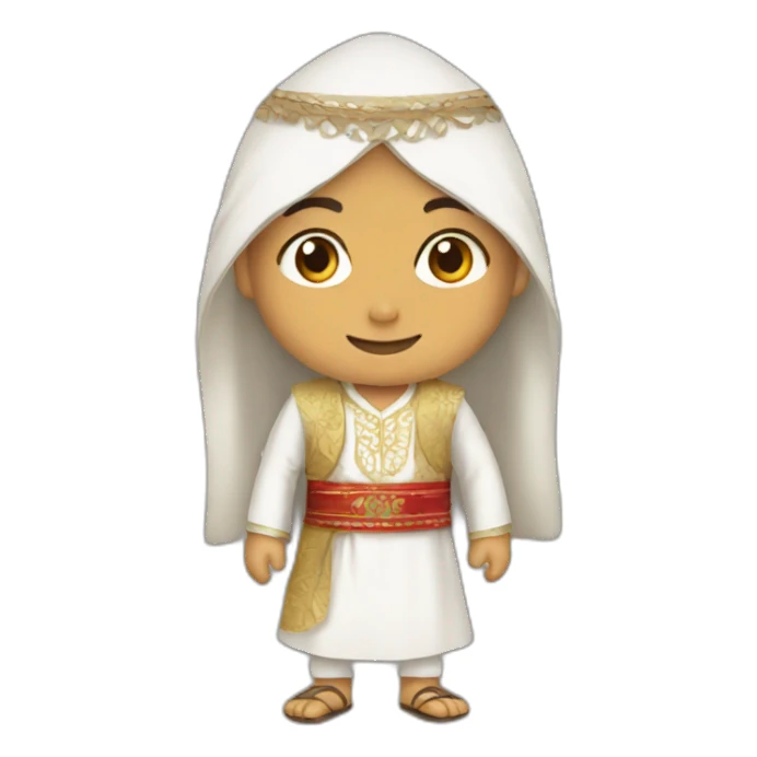 Omani costume sticker