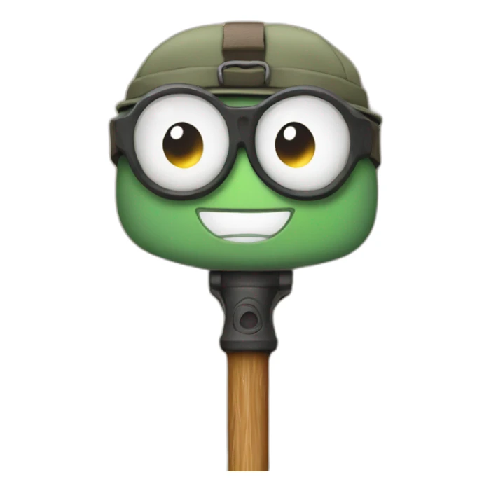 hiking stick sticker
