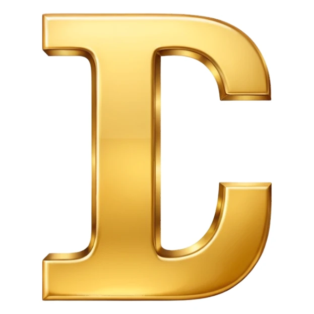 The letter: L sticker