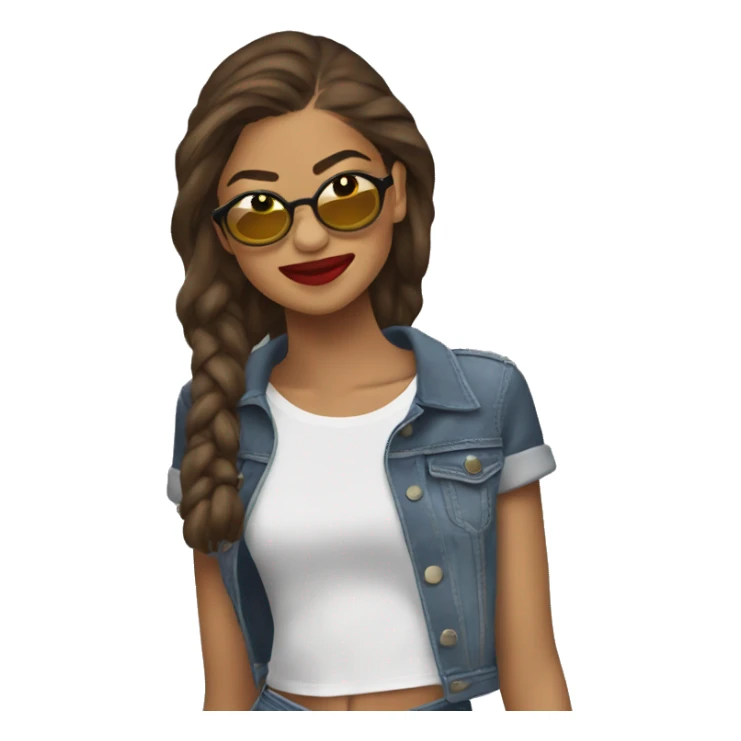 Zendaya at a fun night out sticker