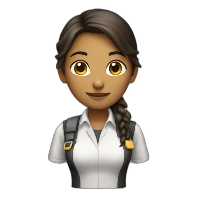 developer girl sticker