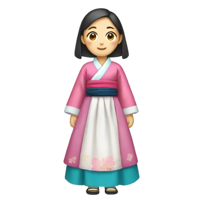 Hanbok dress  sticker