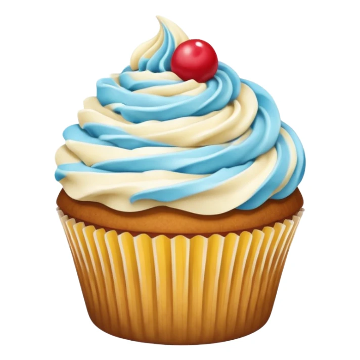 Mouth watering with cream sticker