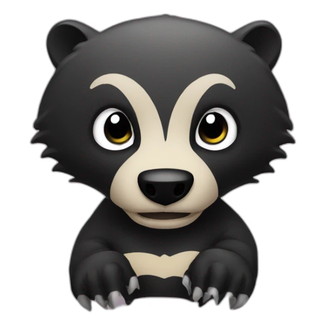 honeybadger-holding-xendit-logo sticker