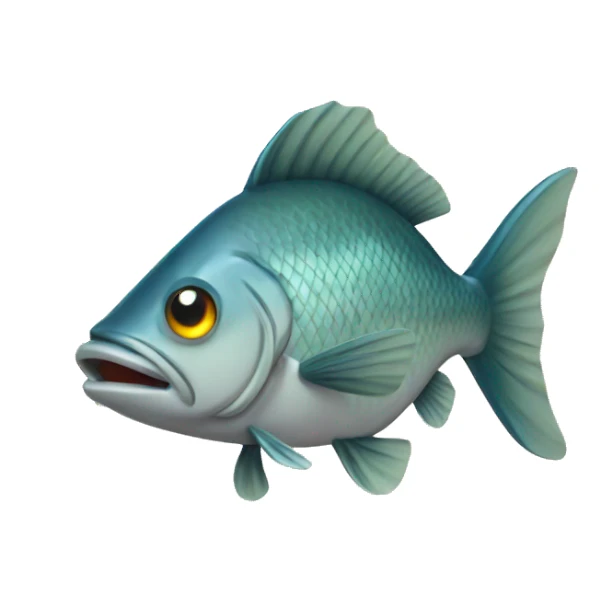 Fish fishing sticker