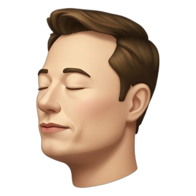 Elon musk sleep sticker