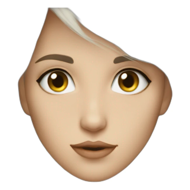 Asher grand blond yeux gris  sticker