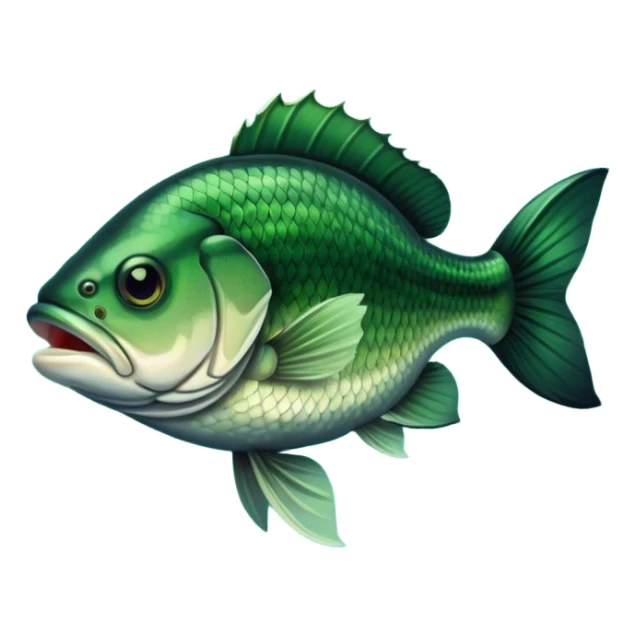 Bass fishing sticker