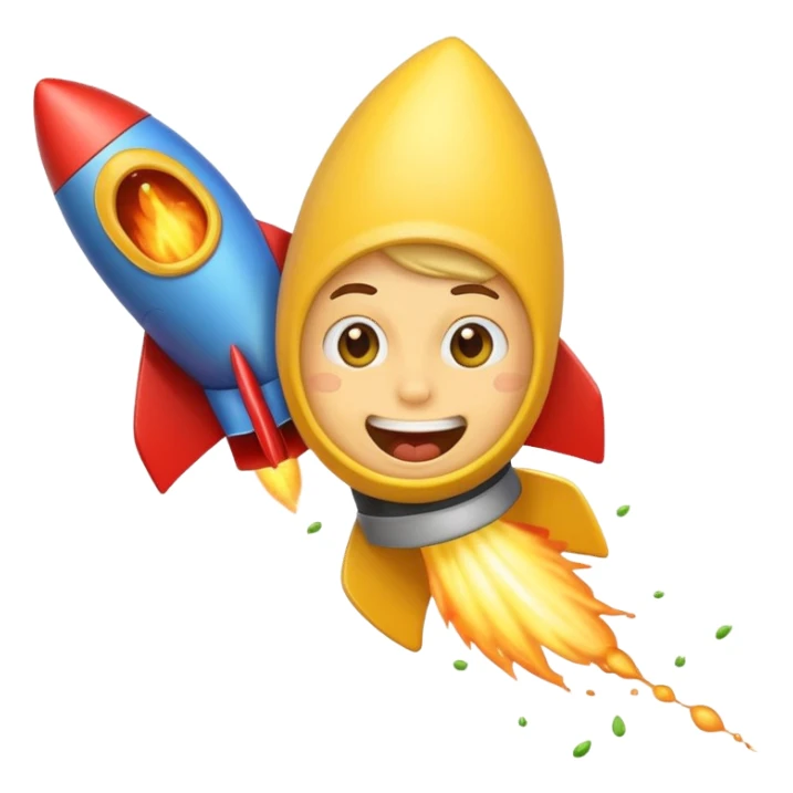 Emoji blowing a snot rocket sticker