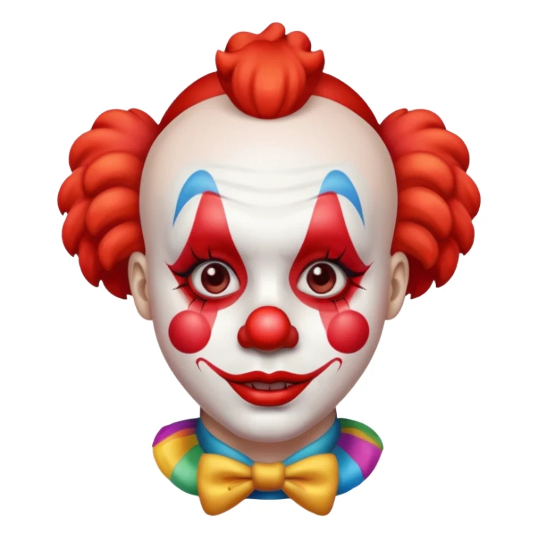 Tried clown sticker