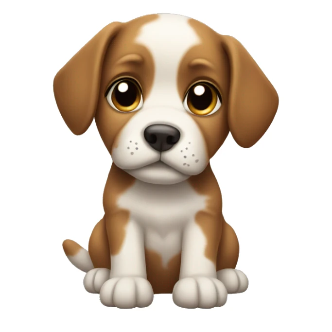 Puppy dog sticker