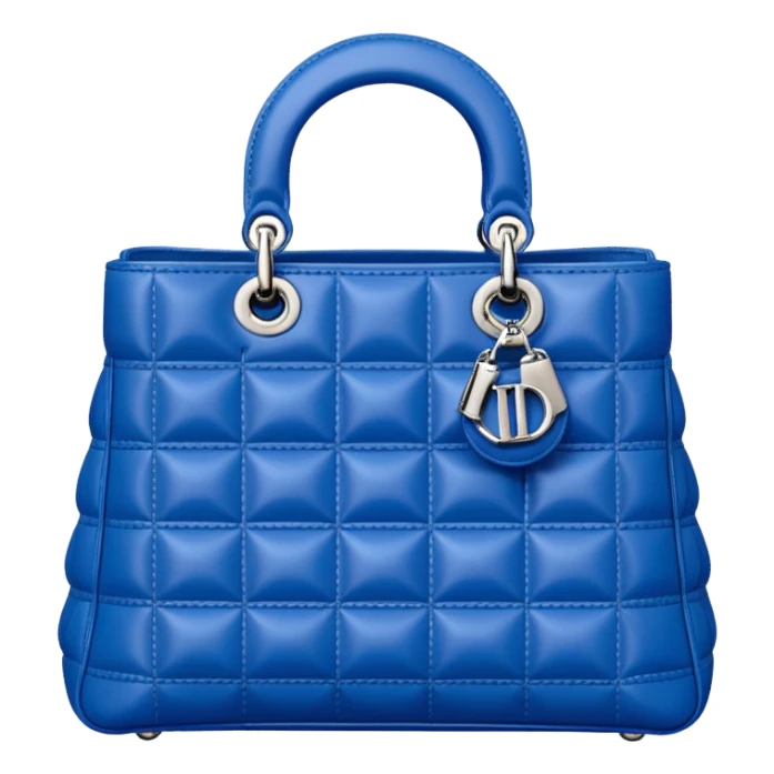 Blue Dior bag sticker