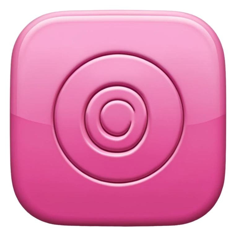 pink 3d Pinterest logo sticker