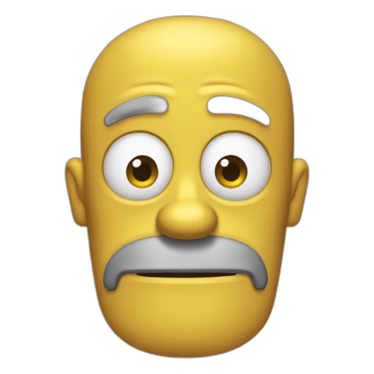 Homer simspon sticker
