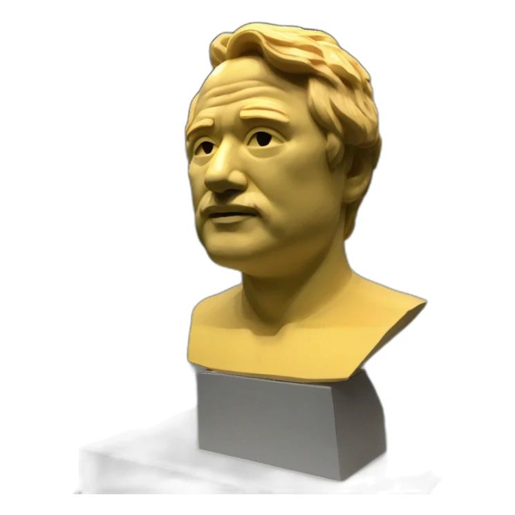 Satoshi Nakamoto Bust Budapest, Hungary sticker