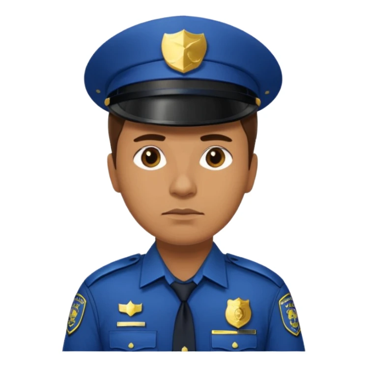 police captain rank sticker