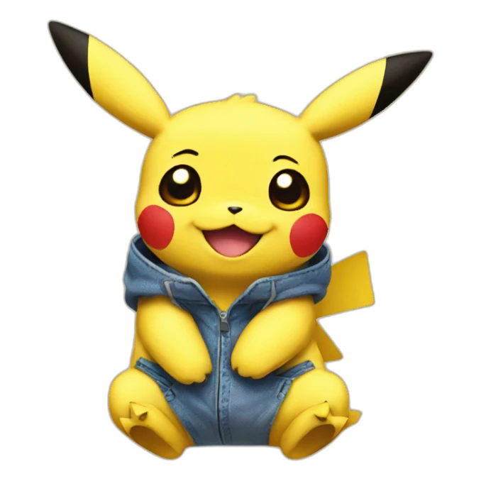 Stitch pikachu  sticker