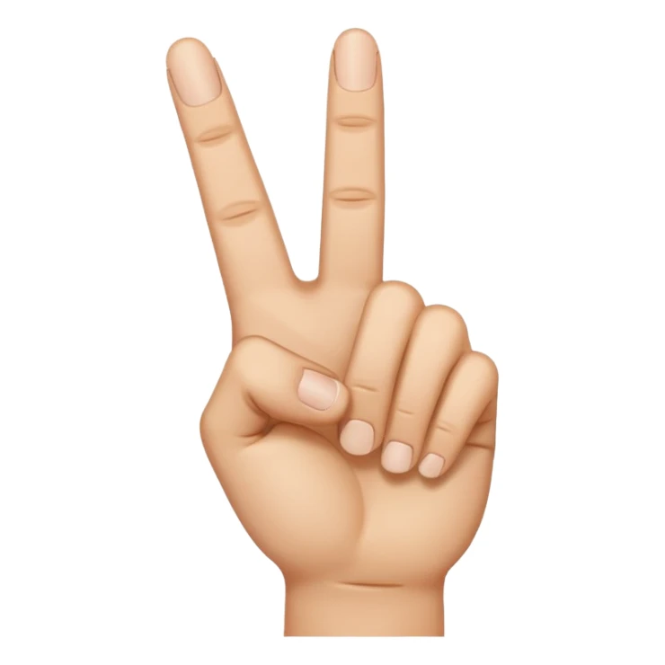 Middle finger with a frown  sticker