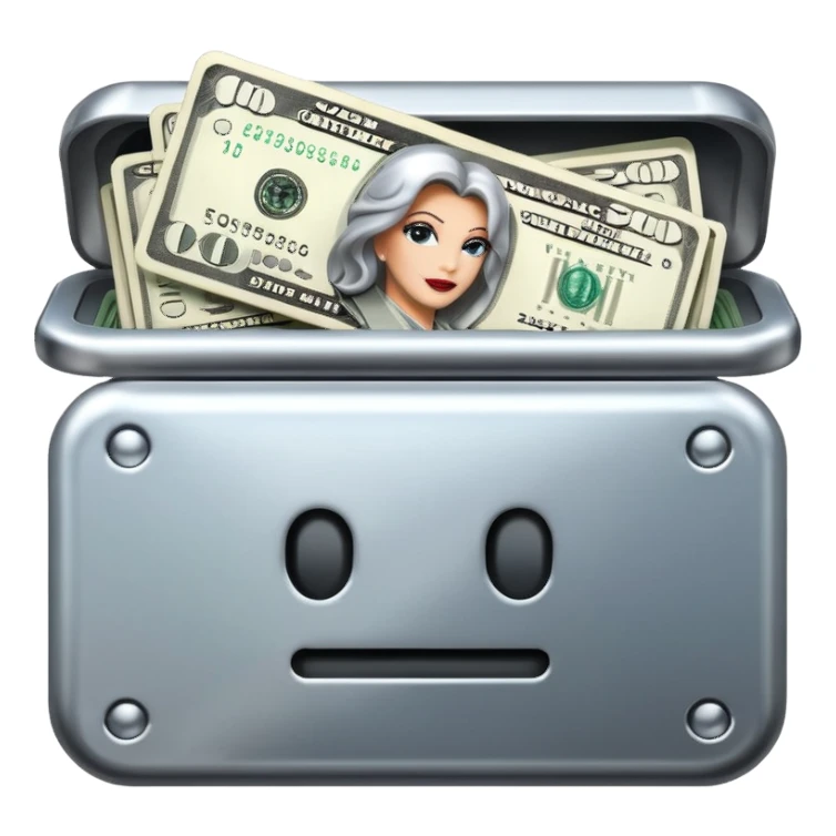 cash drag bank sticker