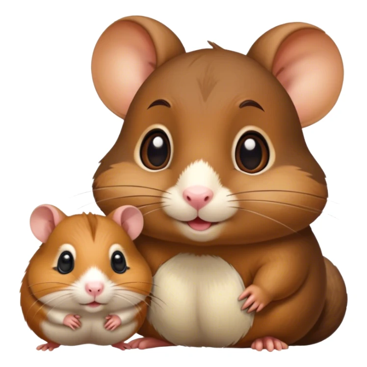 Ardilla y hámster  sticker