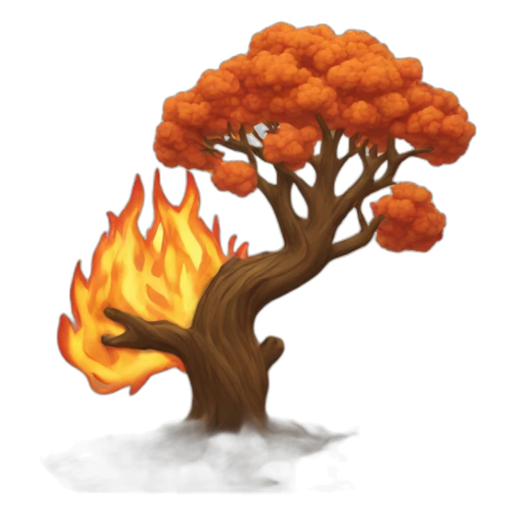 burning bush sticker