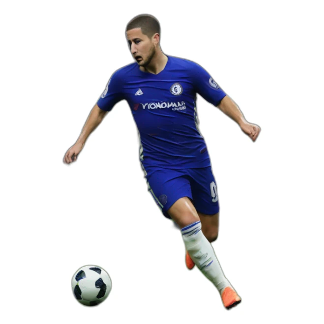 eden Hazard qui a marqué un goal sticker