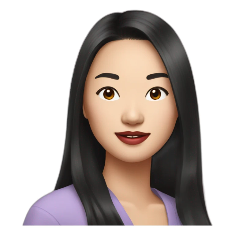 greta lee asian actress sticker