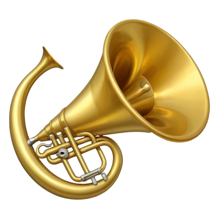 postal horn sticker