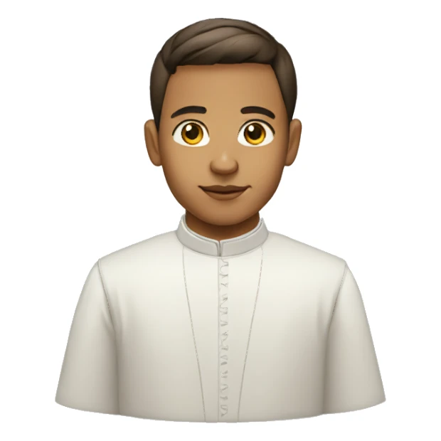 young catholic priest sticker