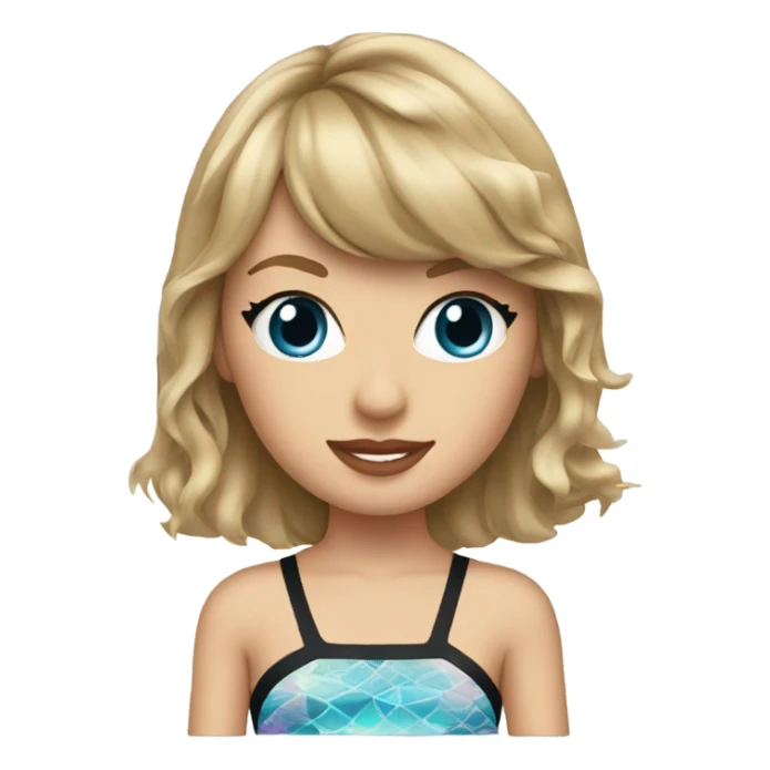 taylor swift in swimsuit sticker