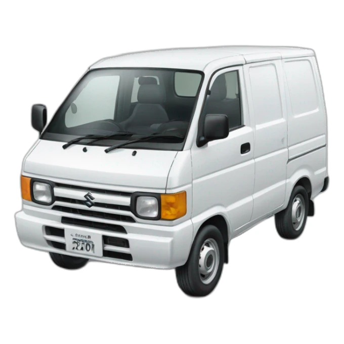 1991 suzuki carry white van sticker