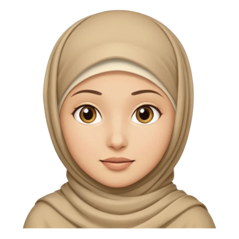 🙂 with hijab sticker