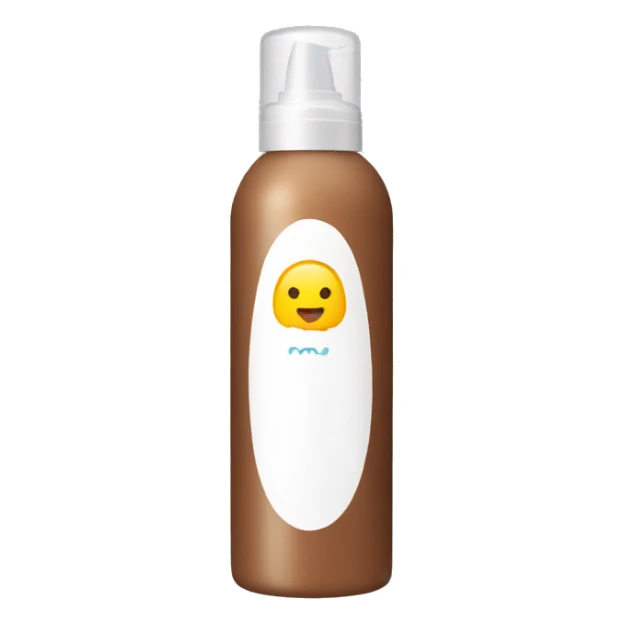 hair mousse in a bottle sticker