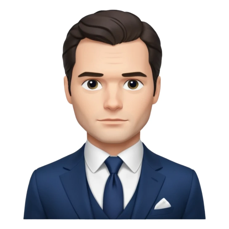 henry cavill in suit sticker