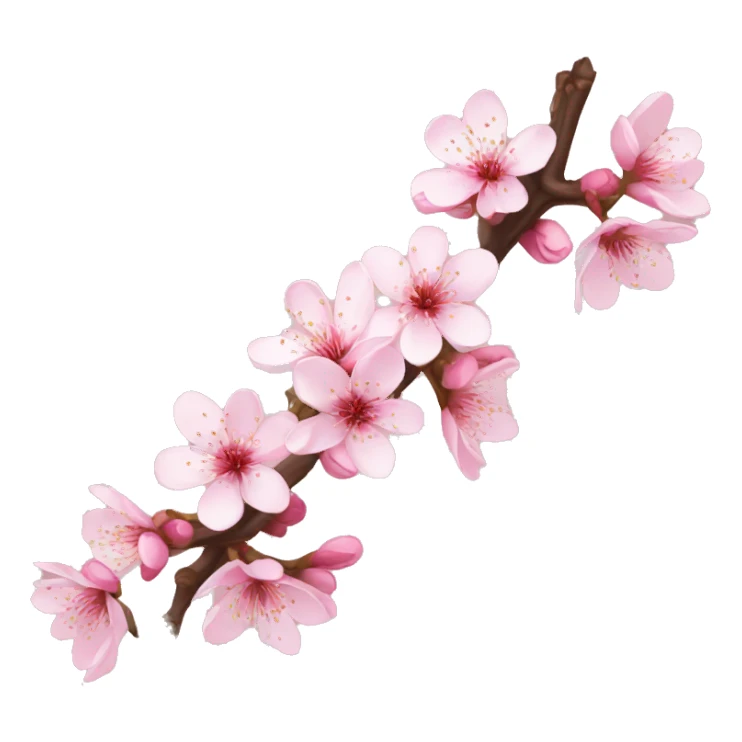 Cherry blossom flower sticker