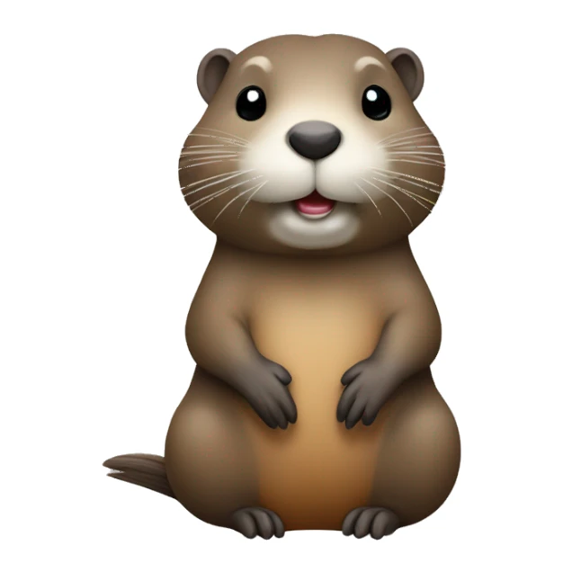Cute Nutria animal sticker