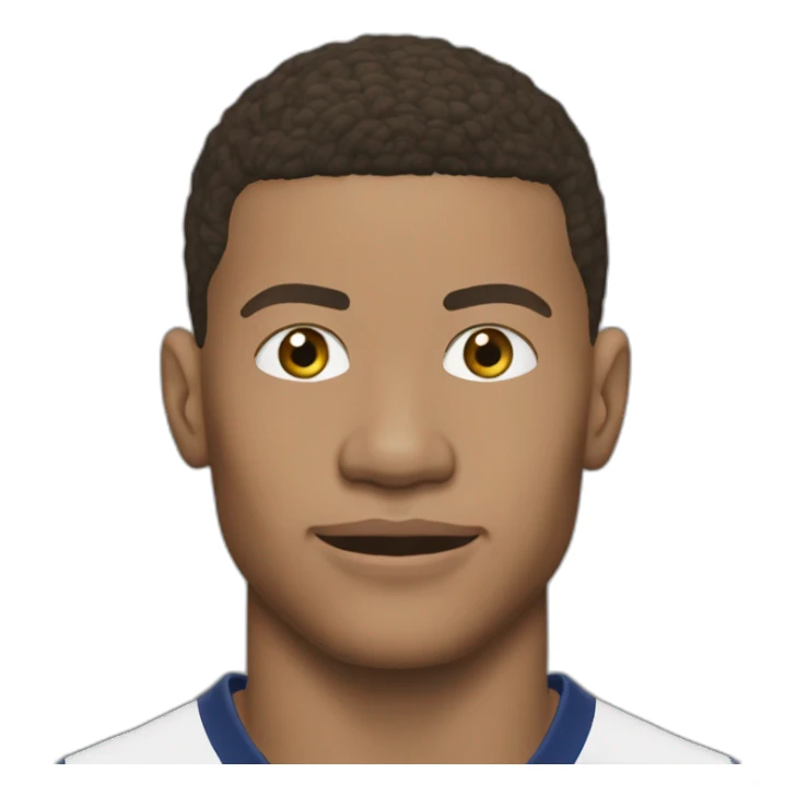 Mbappé avec une atme sticker